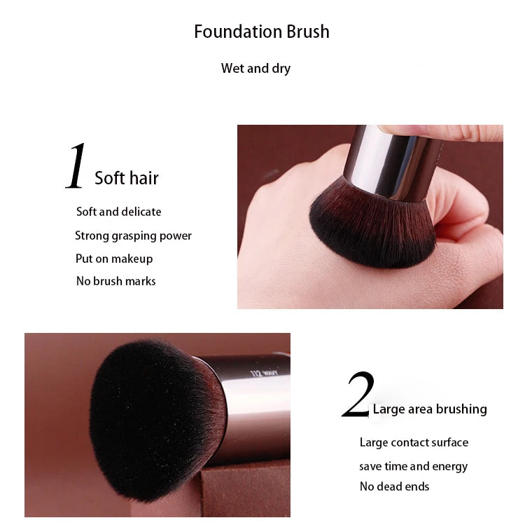 O pincel ideal para quem busca um acabamento profissional na maquiagem, com precisão e naturalidade em cada aplicação