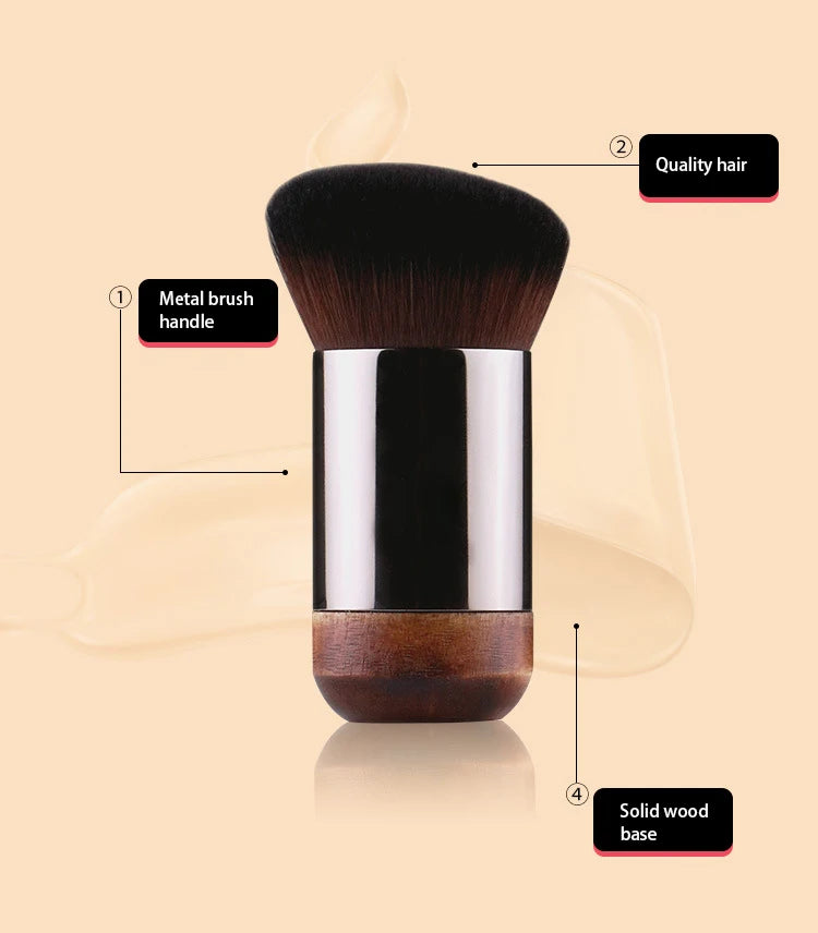 O pincel ideal para quem busca um acabamento profissional na maquiagem, com precisão e naturalidade em cada aplicação