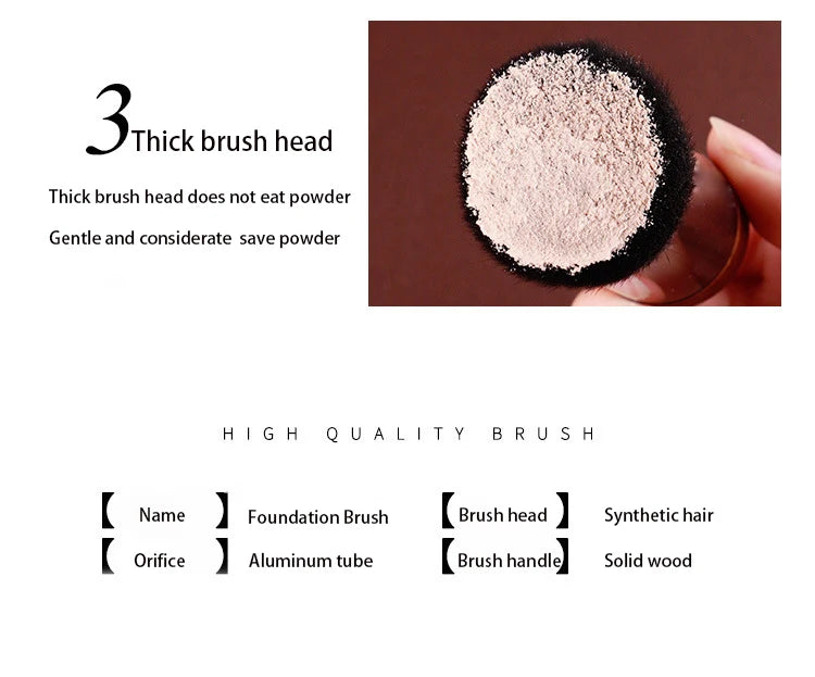 O pincel ideal para quem busca um acabamento profissional na maquiagem, com precisão e naturalidade em cada aplicação