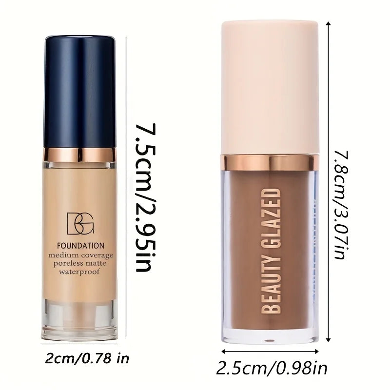 Base Líquida Bella Essence – Cobertura Perfeita & Efeito Natural